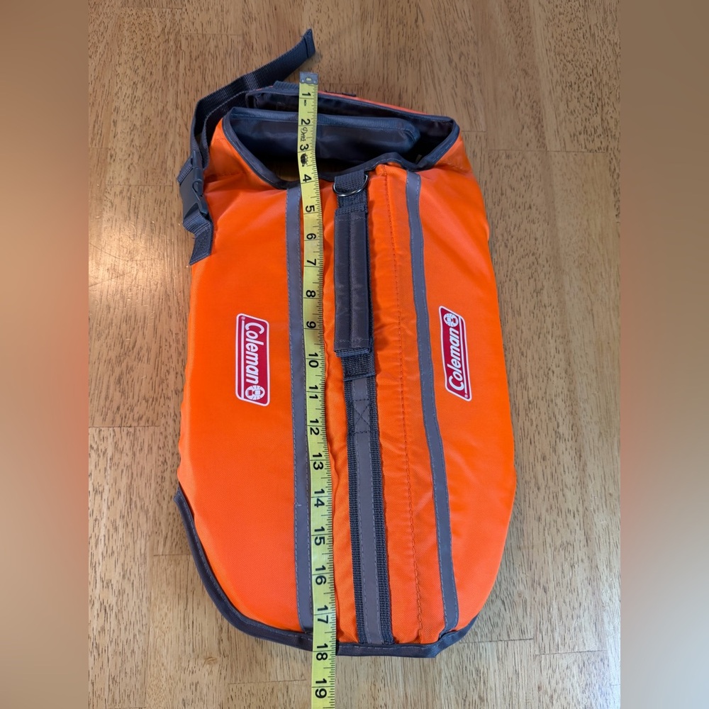 Coleman Dog Life Vest Jacket Float Coat Orange Reflective Safety Small 15-30lbs - Picture 7 of 7
